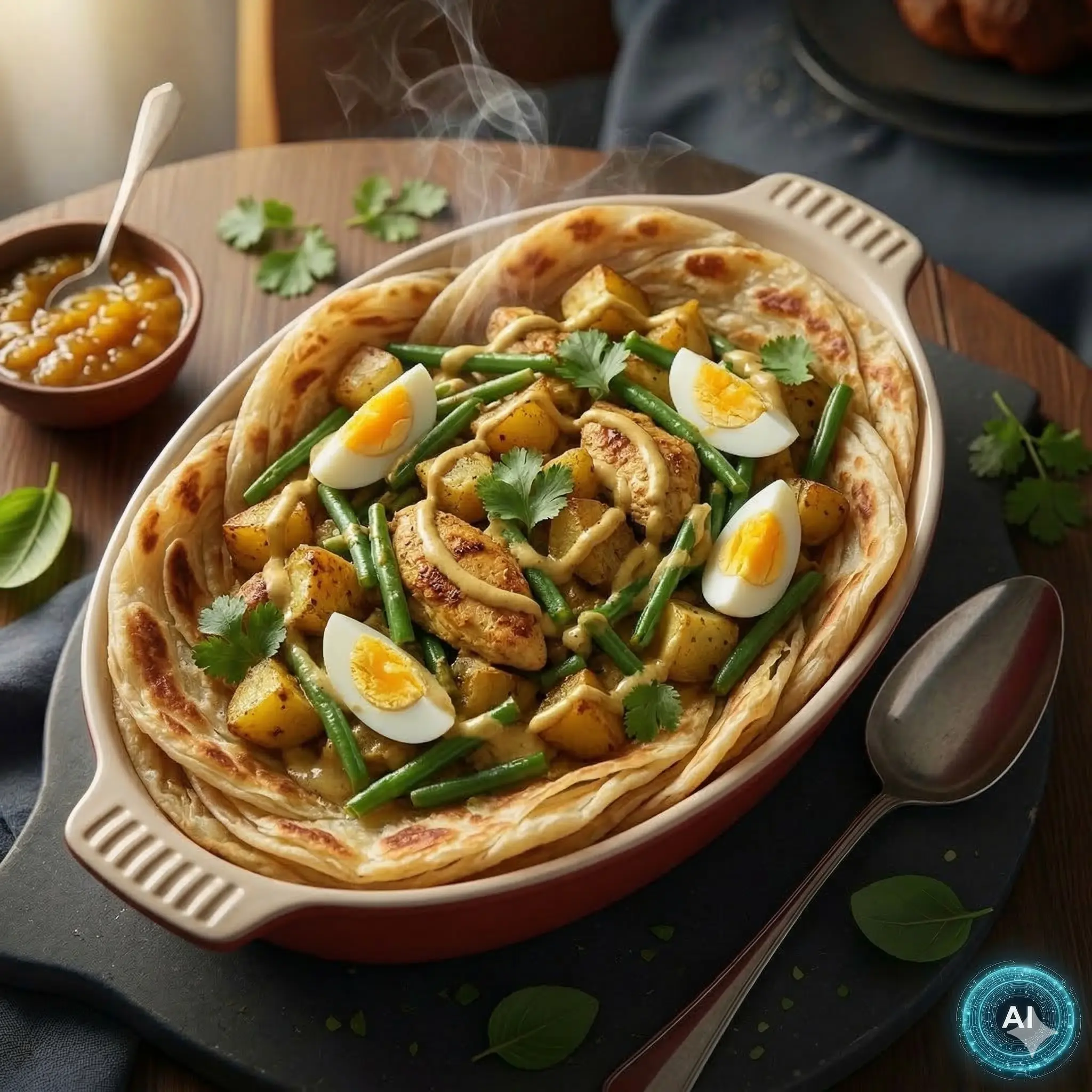 Surinaamse Roti met Kip